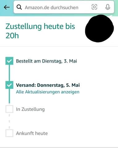 zustellung heute bis 20h hermes